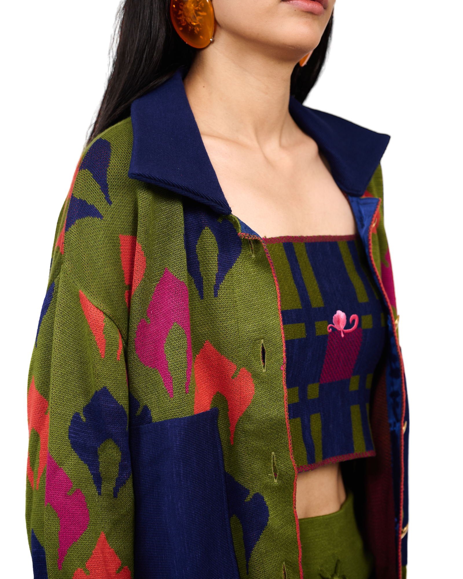 Silent Disco Knit Jacket with Pants