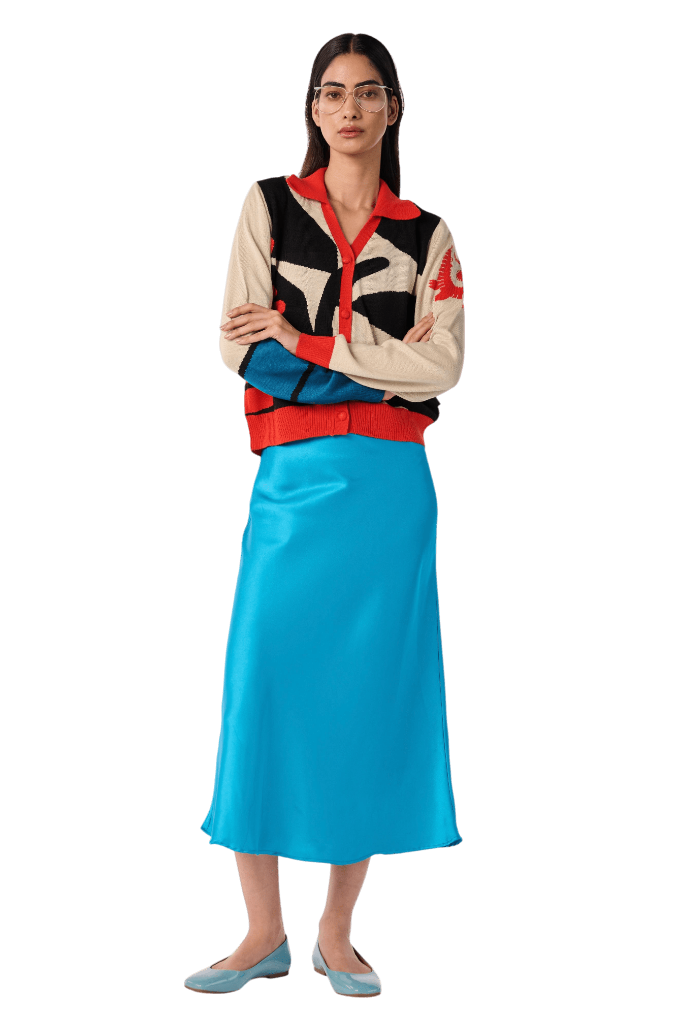 Double Exposure Full Sleeve Shirt - House of Saloni Jain