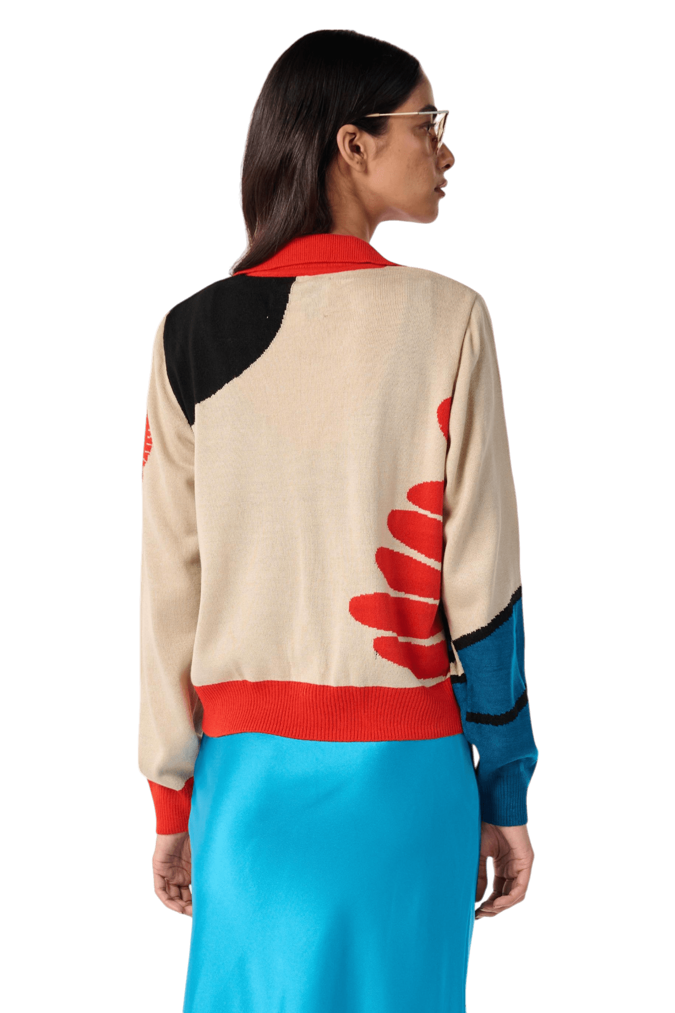 Double Exposure Full Sleeve Shirt - House of Saloni Jain