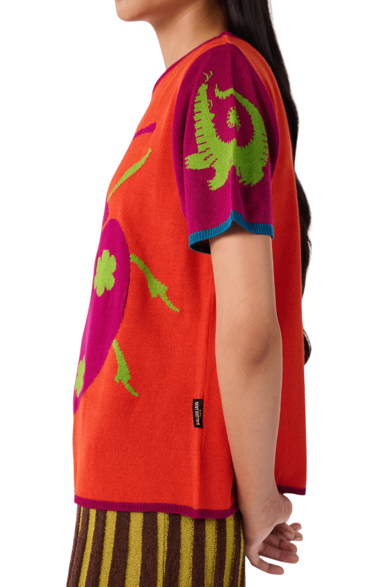 Halfway House Half Sleeve Tshirt - House of Saloni Jain