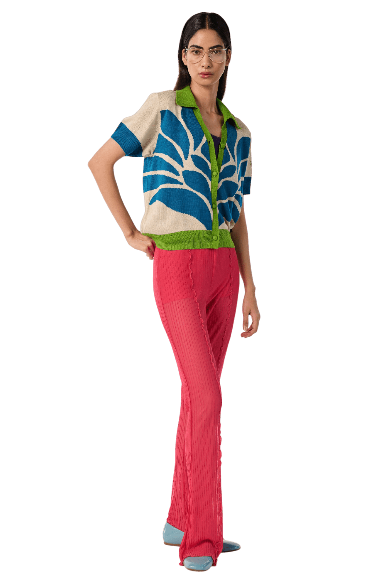 Homeland Half Sleeve Shirt - House of Saloni Jain