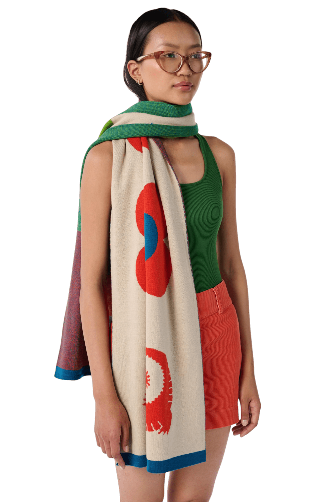 Jojo Rabbit Scarf - House of Saloni Jain