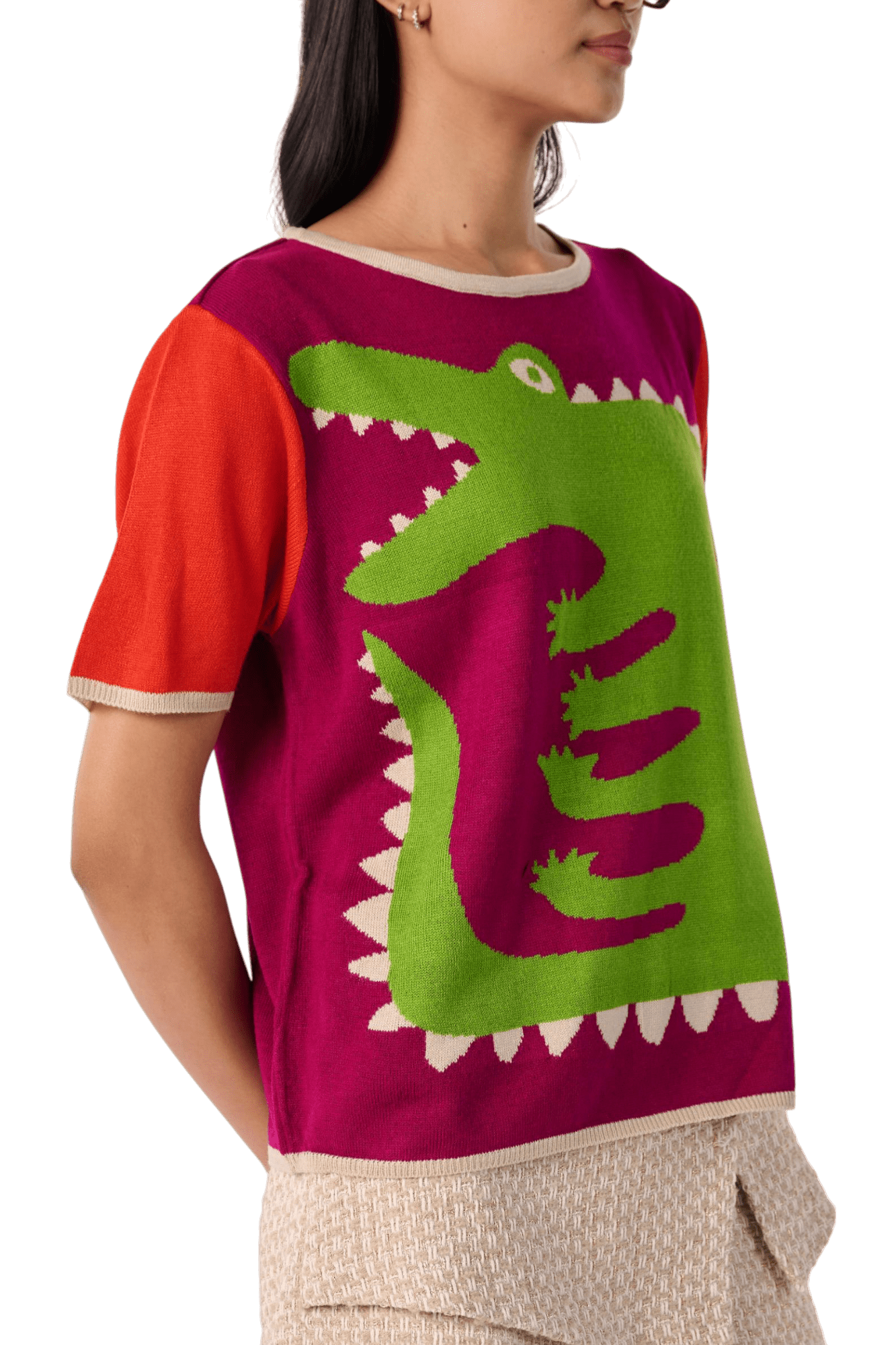 Mr. Pickles Half Sleeve Tshirt - House of Saloni Jain