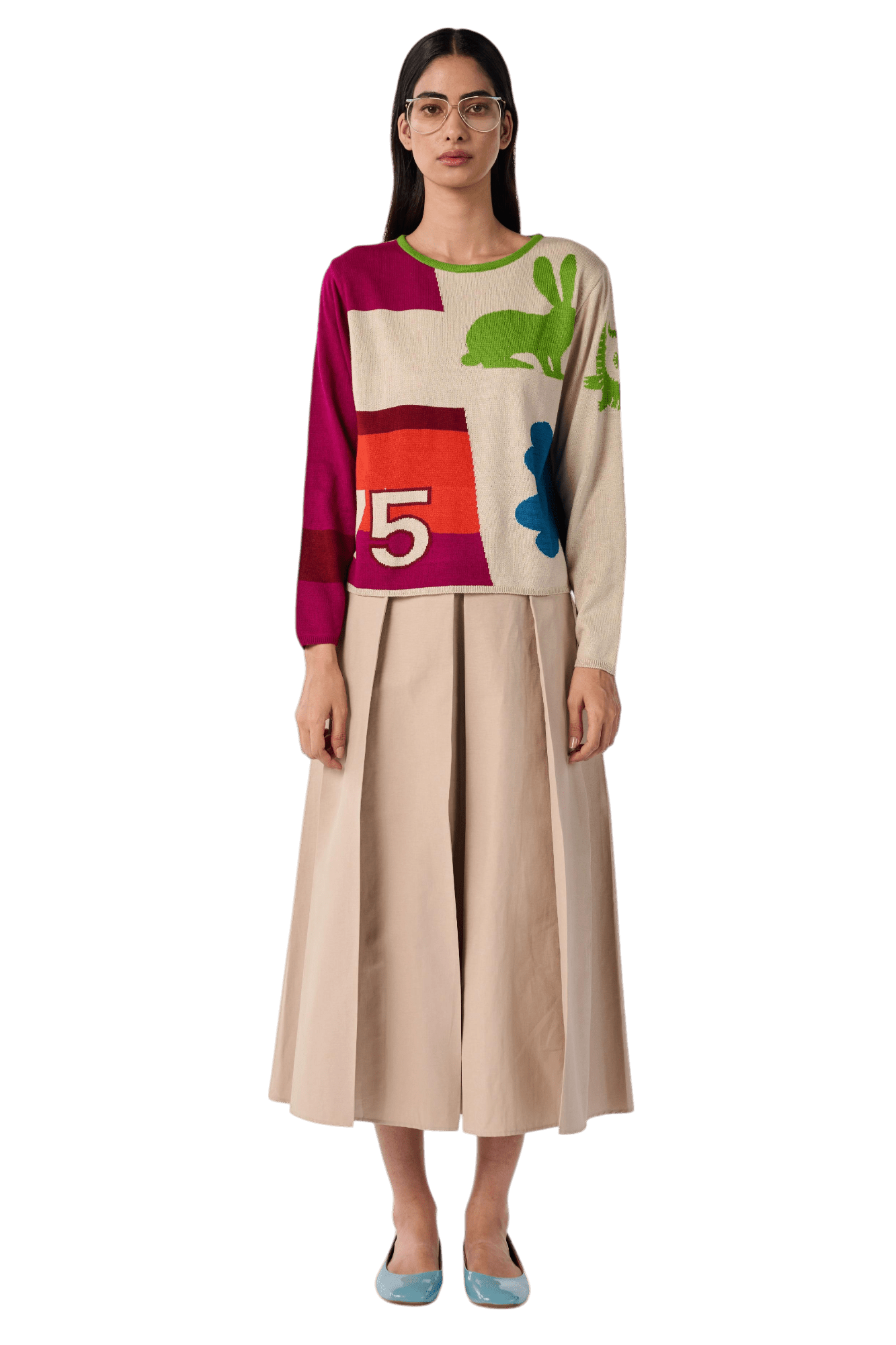 Out of Office Full Sleeve Tshirt - House of Saloni Jain