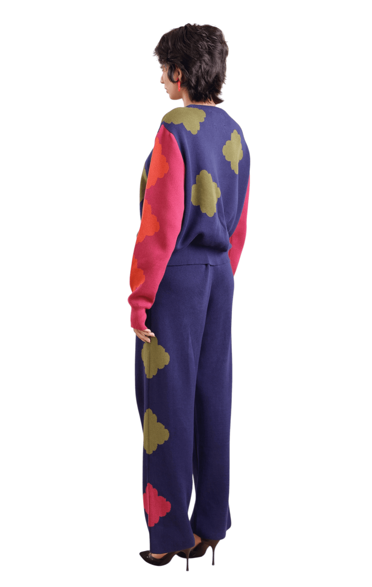 Silent Disco crew neck cotton knit jumper — view 7