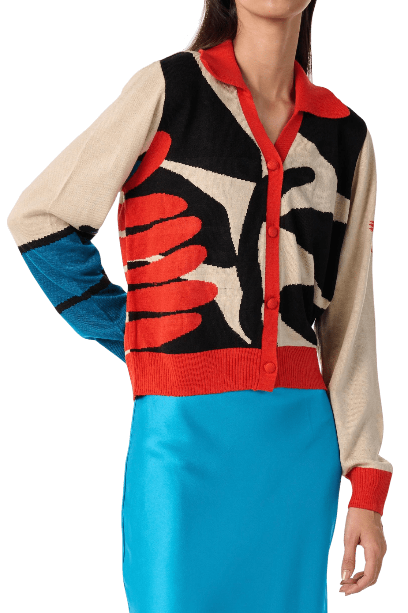 Double Exposure Full Sleeve Shirt - House of Saloni Jain