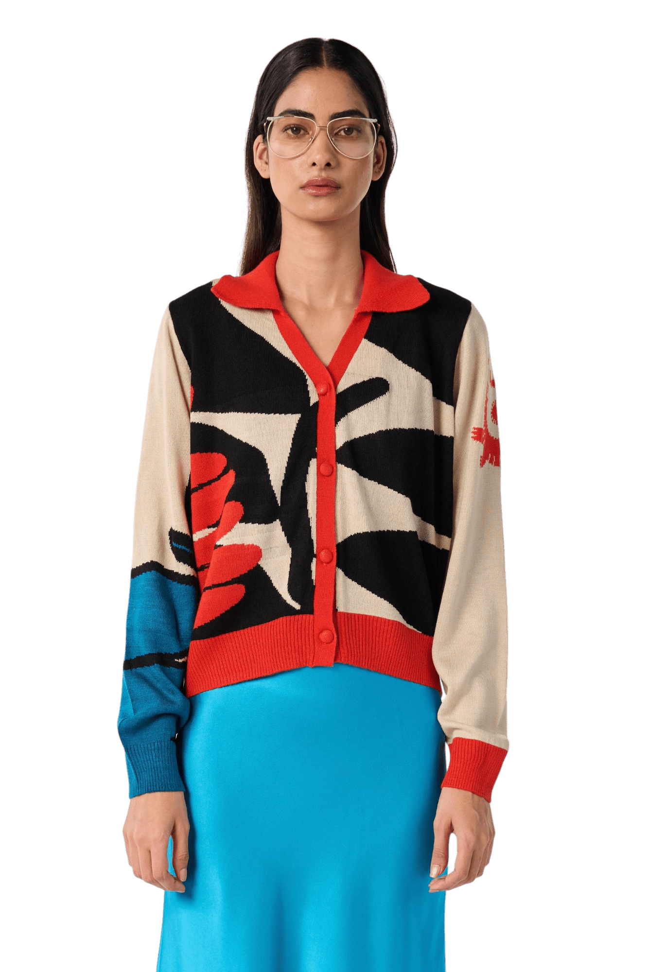 Double Exposure Full Sleeve Shirt - House of Saloni Jain