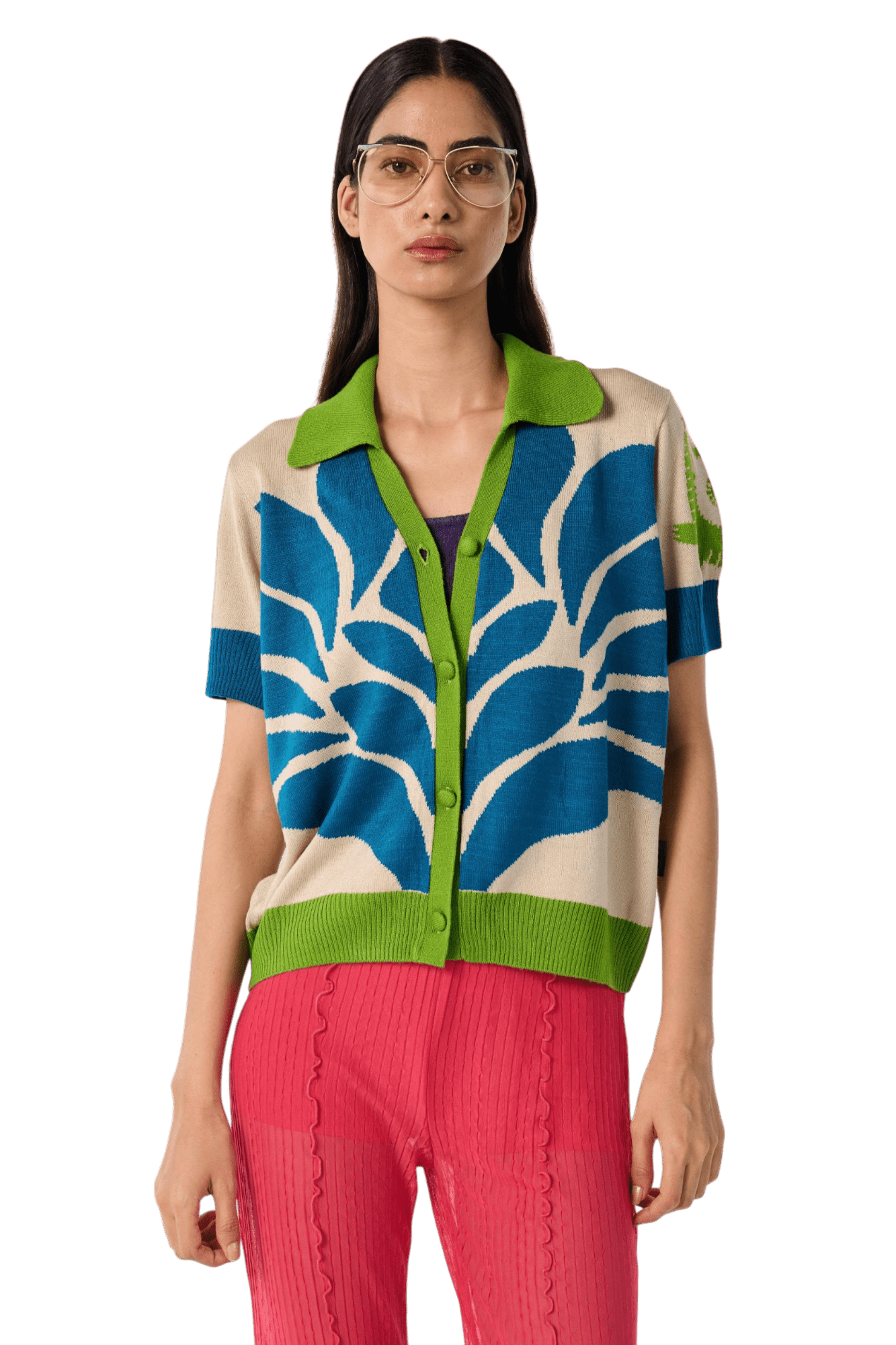 Homeland Half Sleeve Shirt - House of Saloni Jain