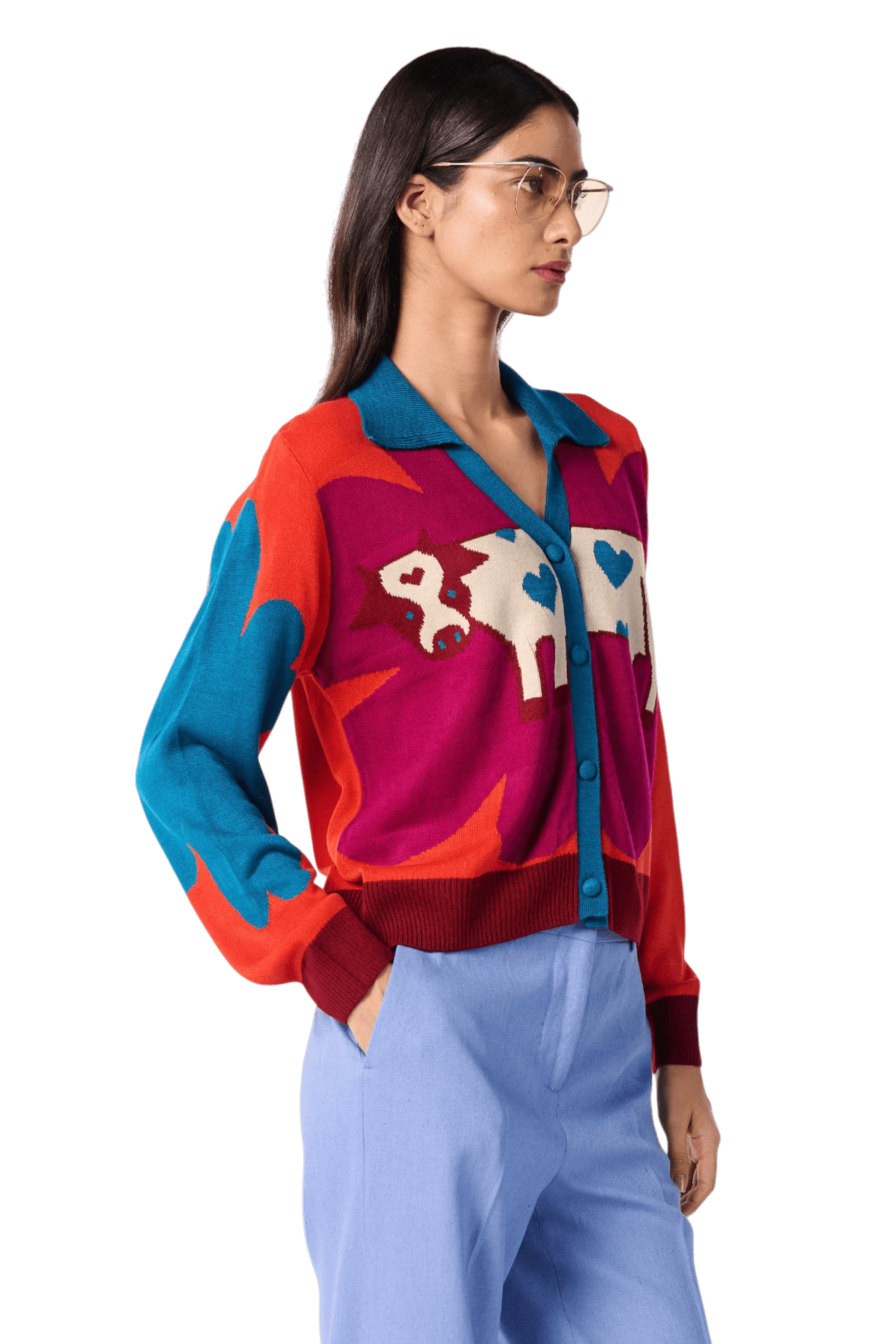 Poster Boy Full Sleeve Shirt - House of Saloni Jain